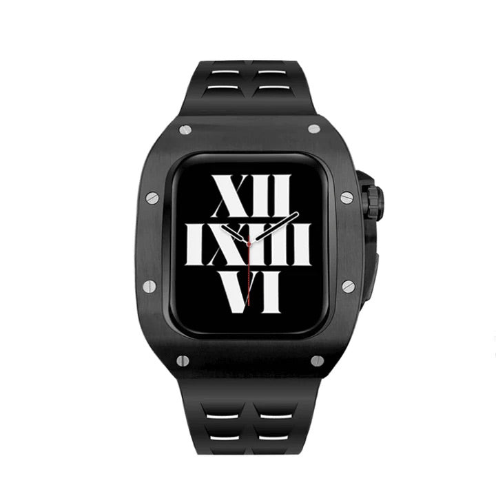 Black Monogram Luxury Watch Band